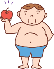内臓脂肪型肥満はりんご型肥満とも言います